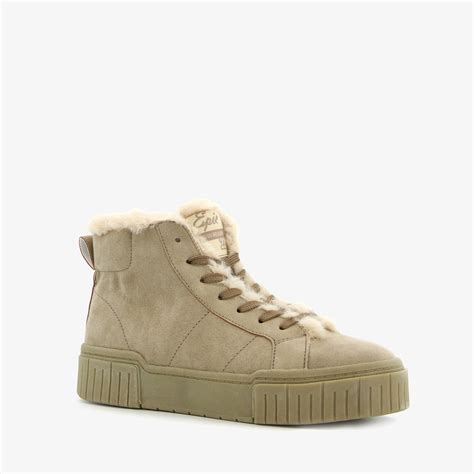 gevoerde sneakers dames